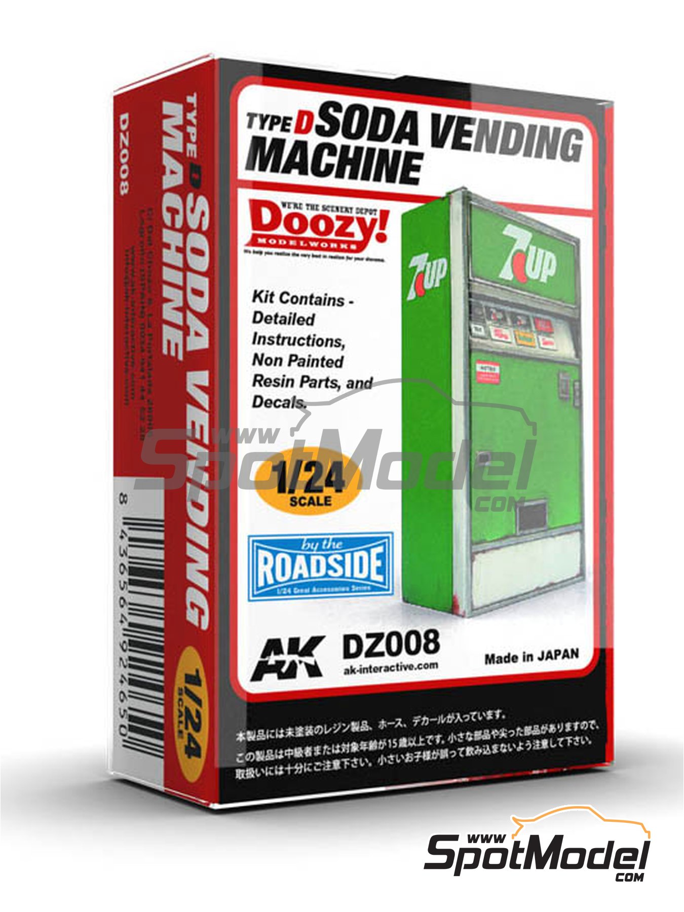 Doozy Modelworks DZ008: Scale model kit 1/24 scale - 7UP